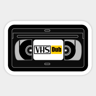 VHS Dub Tape Sticker